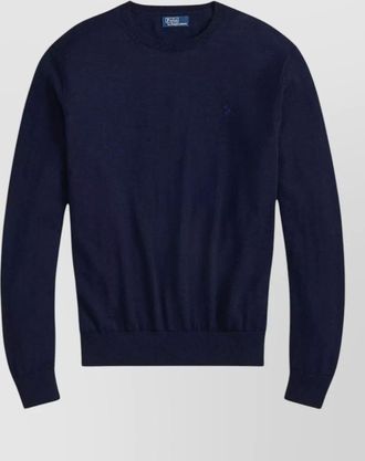 Ralph Lauren wool logo-embroidered crew-neck jumper