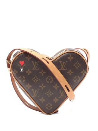 Louis Vuitton 2020 Sac Coeur monogram cross body bag - women - PVC - One Size - Brown