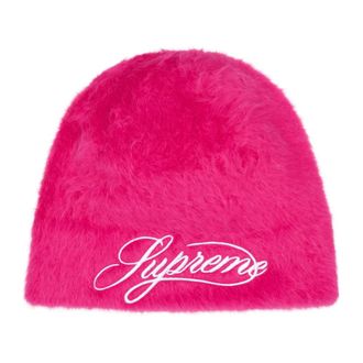 SUPREME Accessoires, Dames, Roze, ONE Size, Furgora Script Beanie