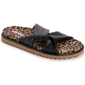 Muk Luks Womens Jazmine Sandal in Black at Nordstrom, Size 11