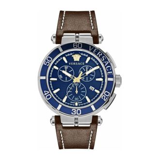 Versace Heren, Accessoires, Blauw, Maat: ONE Size