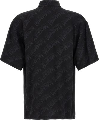 Balenciaga Mens Black Viscose Blouse