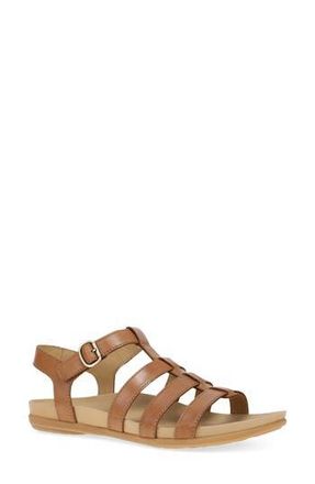 Dansko Janice Ankle Strap Sandal in Tan Calf at Nordstrom Rack, Size 7.5-8Us / 38Eu