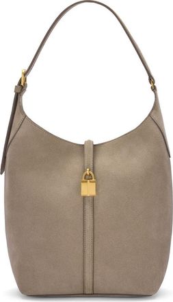 DeMellier The Siena Leather Bucket Bag in Light Taupe at Nordstrom