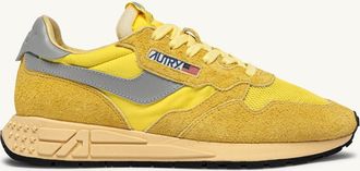 Autry REELWIND LOW SNEAKERS IN POPCORN AND VAPOR NYLON AND SUEDE