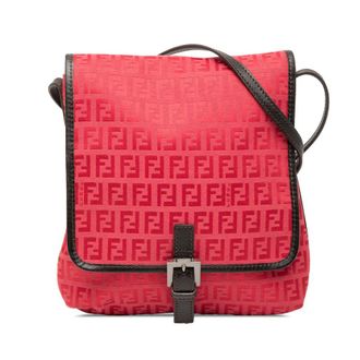 Fendi Pre-owned Fendi Zucchino Canvas Crossbody Ladies NTNCOYAJDVQU5PQC