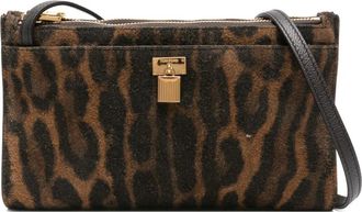 Tom Ford Borsa a tracolla leopardata - Marrone