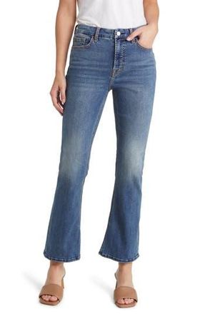 Jen 7 by 7 For All Mankind Side Slit Slim Bootcut Jeans in Clover at Nordstrom Rack, Size 8P