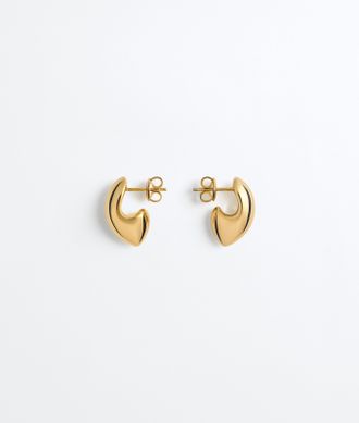 Bottega Veneta Candy Claw Earrings - Gold - Women