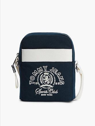 Tommy Hilfiger Logo Embroidery Crossbody Reporter Bag