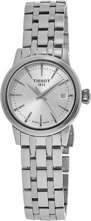 Tissot Classic Dream Lady Silver Dial Stainless Steel Womens Watch T129.210.11.031.00