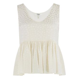 Chlo&eacute; Mujer, Camisetas, Blanco, Talla: S