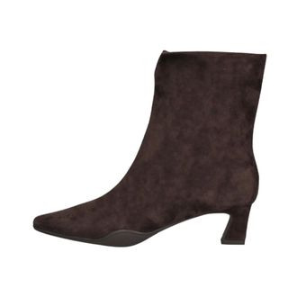 Stefano Lauran Enkellaarsjes - Dames - Schoenen - Bruin - Maat: 40 EU Zijde