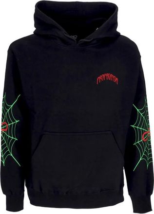 PROPAGANDA Zwarte Driehoek Web Hoodie Lange Mouw - Heren - Hoodies - Zwart - XL - Katoen - Hoodies & sweatvesten