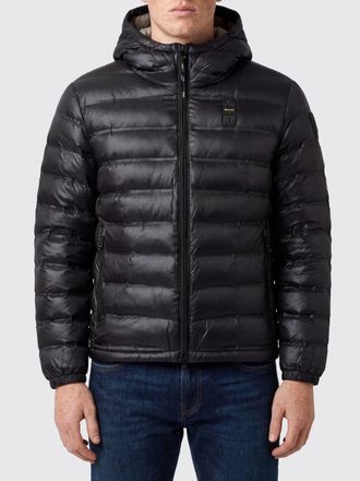 Blauer Charles Quilted Polyamide Short Puffer Jacket with Hood