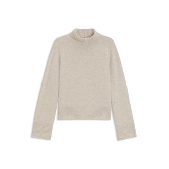 BOSS Relaxed-fit turtleneck sweater in cashmere with raglan sleeves