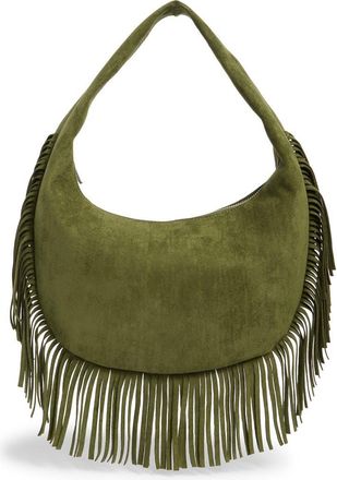 Collection XIIX Fringe Hobo Bag in Green at Nordstrom Rack