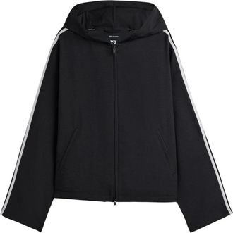 Yohji Yamamoto U Wire TT - Heren - Vesten met rits - Zwart - S - Nylon - Hoodies & sweatvesten