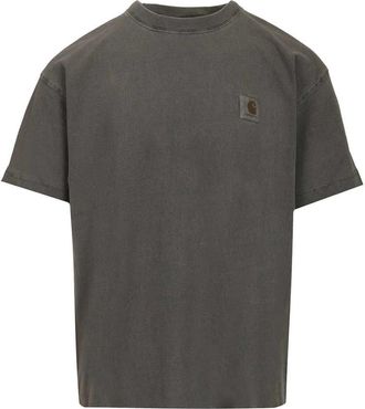 Carhartt Work in Progress Nelson T-Shirt - Heren - T-shirts - Grijs - S - Katoen - Tops