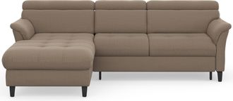 Sit&more Ecksofa »Marano L-Form« inklusive Kopfteilverstellung, wahlweise mit Bettfunktion, Bettkasten