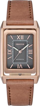 Heritor Esteban Horloge met Leren Band