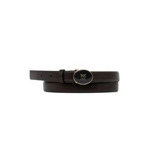 Pinko Cintur&oacute;n H2 de Esmalte Redondo 20252 Plt 01 - Accessories - Mujer - Marr&oacute;n - L