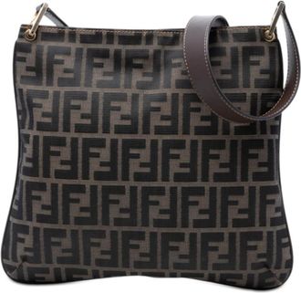 Fendi Pre-owned Fendi Zucca Coated Canvas Shoulder Bag Ladies 1LXYLY3U91ABTBIN