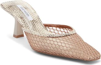 Steve Madden Alyse Mule in Natural Snake at Nordstrom Rack, Size 5.5