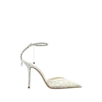 Jimmy Choo London Saeda Crystal-embellished Pumps