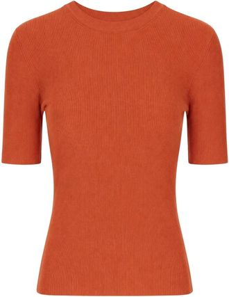 P.A.R.O.S.H. Round-neck Truien - Dames - Ronde hals truien - Oranje - M - Truien & Vesten