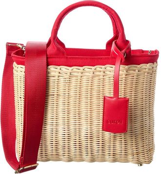 Surell Accessories Picnic Straw Crossbody