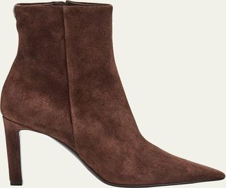 Jimmy Choo London Frankie Velvet Suede Ankle Boots