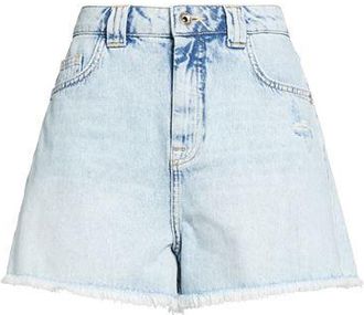 Patrizia Pepe BOTTOMWEAR - Denim shorts on YOOX.COM