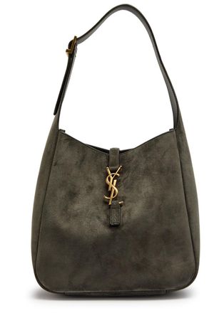 Saint Laurent Le 5 &agrave; 7 Small Suede Hobo bag - Dark Grey - One Size
