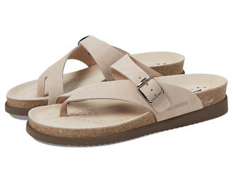 Mephisto Helen Womens Sandals Sand Suede : EU 40 (US Womens 10) B - Medium