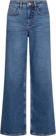 Mos Mosh Dara Authentic Jeans - Dames - Loose Fit Jeans - Blauw - W32 L32 - Katoen - Jeans
