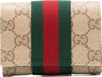 Gucci GG Supreme Web-stripe Wallet