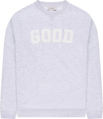 The Goodpeople Leff Sweater - Heren - Sweatshirts & Hoodies - Grijs - Maat: S Katoen