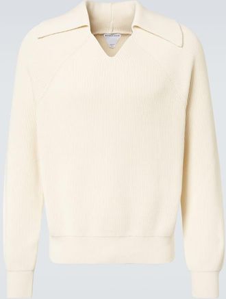 Bottega Veneta Polo in cotone a coste