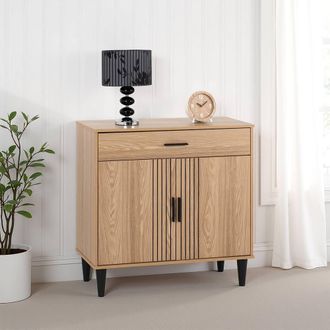 Seconique Tessa 2 Door 1 Drawer Sideboard in Natural