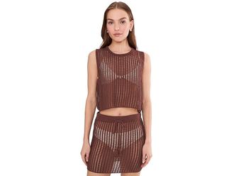 L*Space Sander Top Womens Clothing Cafe : MD, Cotton