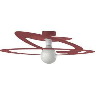 Lumicom Lumicom - dilate Plafoniera, 1X E27, max 42W, metallo, rosso, D.40cm