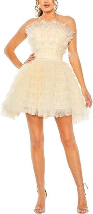 Mac Duggal Tulle Mini Dress