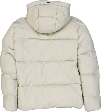 Herno Mens White Polyamide Shell Jacket Clothing