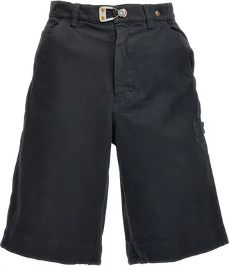 Objects IV Life Navy Blue Carpenter Bermuda Shorts
