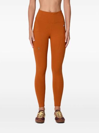 Fjällräven elasticated-waistband leggings - women - Recycled Polyester/Spandex/Elastane - S - Orange