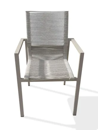 DCB Garden Mexico - Sill&oacute;n De Jard&iacute;n Fabricado En Aluminio Y Cuerda Trenzada. - Dcb Garden