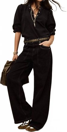 BA&SH Womens Mio Top In Blackstone