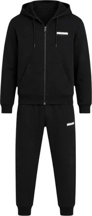 Emporio Armani Train Visibility T-Suit Hood - Heren - Trainingspakken - Zwart - XL - Katoen - Fitness