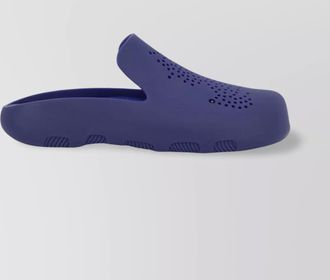 Burberry slip-ons with perforated design & textured sole
